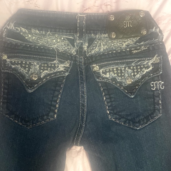 Miss Me Denim - 💎 💎 Miss Me dark blue bling andwhisker-style Angel wings!See video for details